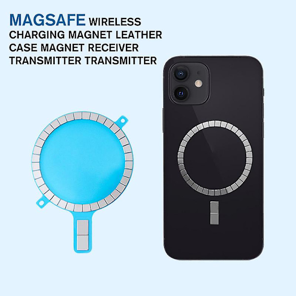 DIY Trådlös Laddningsmagnet för Apple 13 12 Kompatibel med MagSafe Ringklistermärke