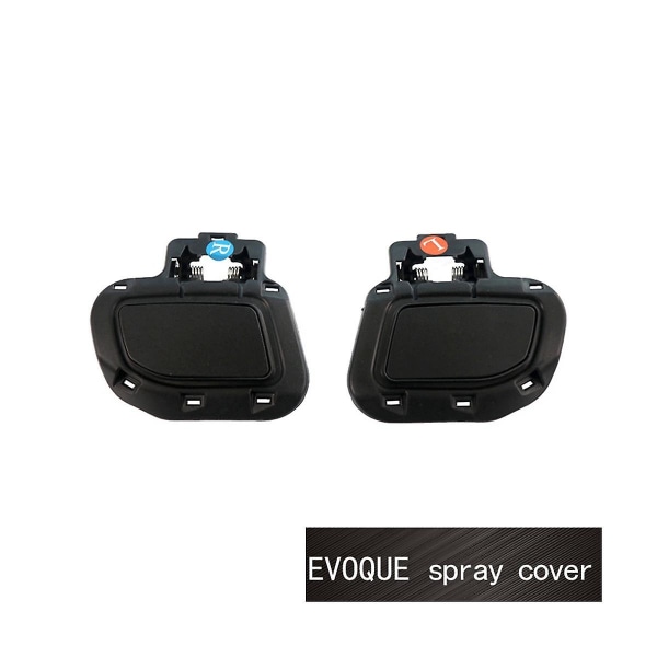 1 Pair Lh+rh Headlight Washer Cover For Range Evoque Windshield Washer Nozzle Cover Lr036198 Lr0361 Black