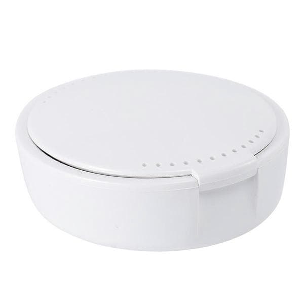 Munstyckesfodral Retainer Box för förvaring 1 st Vit Hållbar Snäpplås
