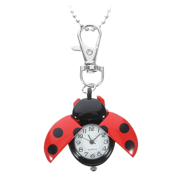 Retro Lommeur i Kreativ Ladybug Form Vintage Quartz Lommeur Legering Børnegave