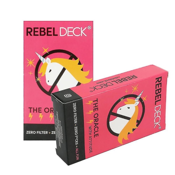 Rebel Deck -lautapeli Oraakkelikortit Asennekorteilla Juhlakorttipeli