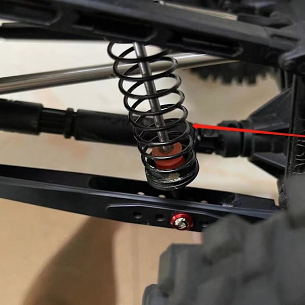 2 st metall bakre släpvagnsarm svänglänk länkstång dragstång för AXIAL RBX10 Ryft 1/10 RC Crawler uppgraderingsdelar,