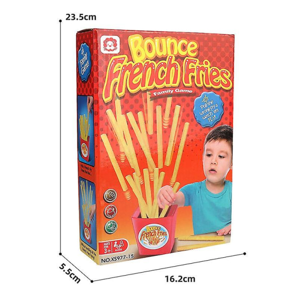 Bounce pommes frites spil Forældre-barn Interaktionslegetøj Familiefest Brætspil Funny Random Draw Fries Legetøj Til Børn Piger Drenge