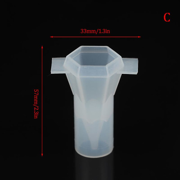 Cone Ring Holder Resin Silikon Mold Epoxy Resin Casting Molds Smykkefremstilling 33*57mm