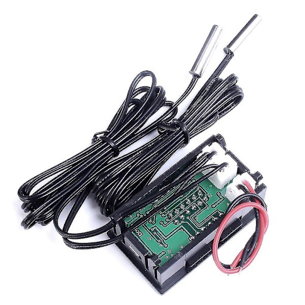 Dubbel röd LED digital display termometer vattentät temperatursensor 0,56 tum