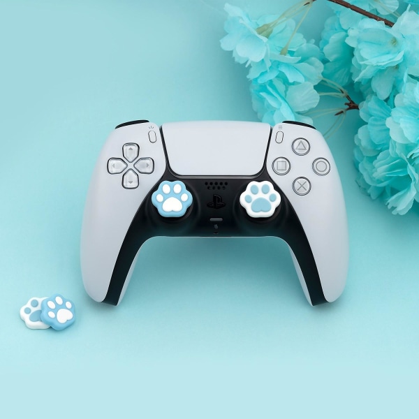 Thumb Grip Caps Silikone Soft Forsony Ps5 Controller Ns Pro Joystick Caps Cute Cats Rocker Cover til PS4 tilbehør For xbox one