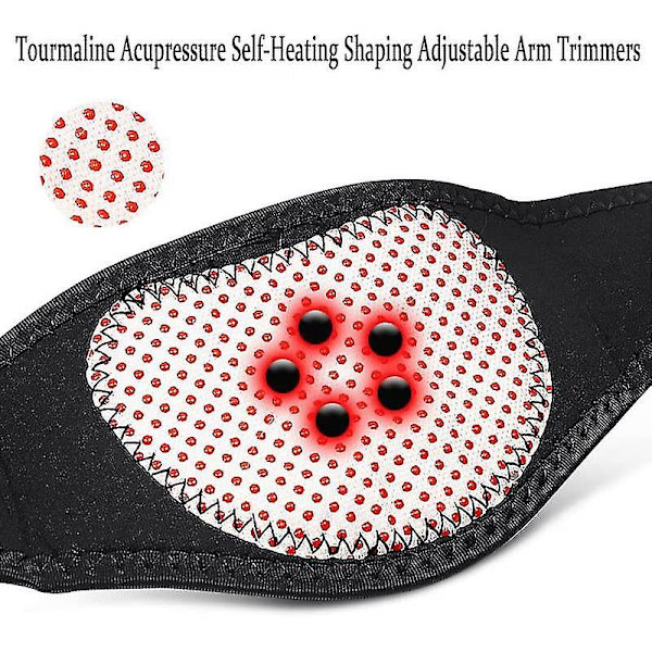 2 kpl Slim Arm Trimmeriä, turmaliiniakupunktio itsekuumeneva muotoilu, reiden trimmerit akupunktio detoxing&shaping Arm Trimmerit