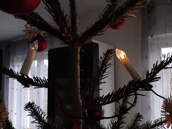 10 stk LED-lys LED-lys, trådløse, dimbare lysestaker, flammeløse julelys