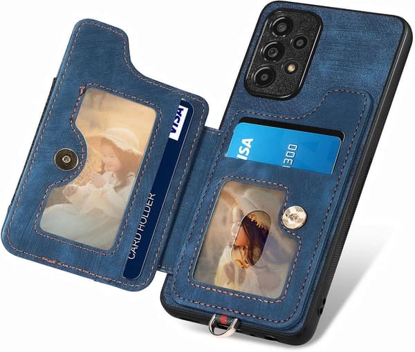 Læderetui til iPhone 11 med 360° stativ & TPU-beskyttelse [JUN]
