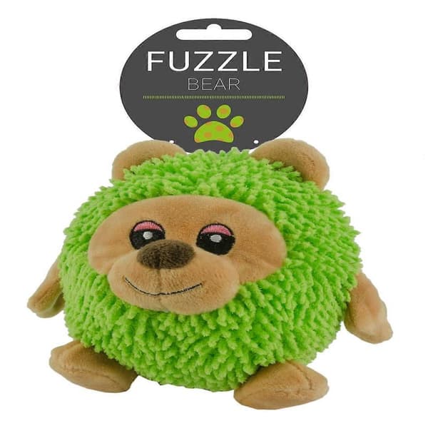 Fuzzle Bjørn med squeaker