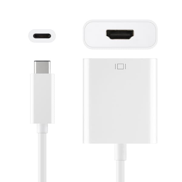 HD.1 - C til C-konverter - C til videokabeladapter White