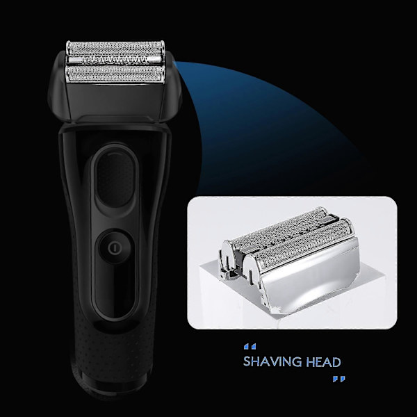 Erstatningsbarberhode for Braun 70s Series-7 790cc kuttererstatningshode Silver