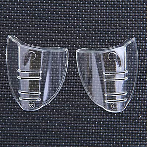 2-pack Glasögon Sidogard Transparent Elastomer Plast Assistent Skyddsglasögon Skydd för Dagligt Liv