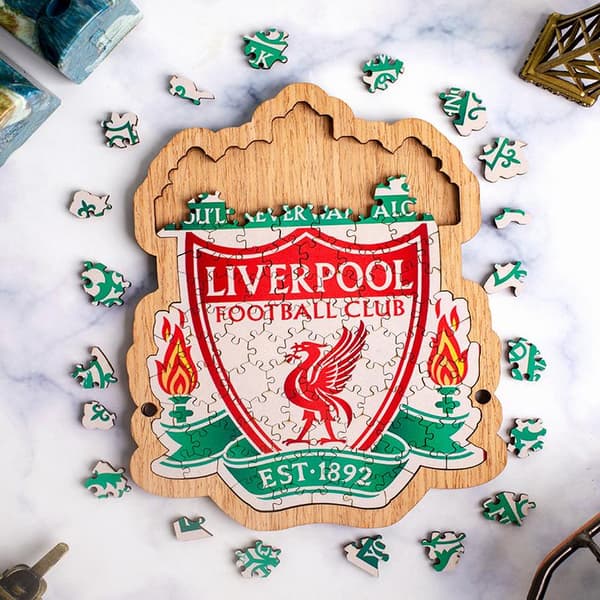 Liverpool Träpussel, 100 bitar Liverpool