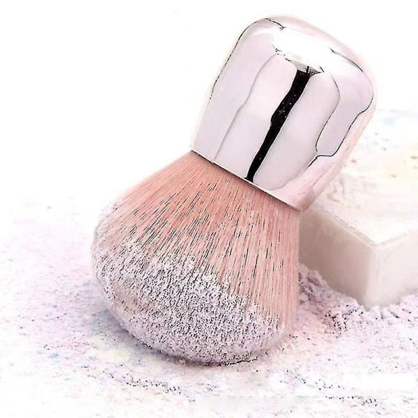 1 stk Pink Powder Makeup Brushes Skjønnhetsbørster Blush Brush Løs Powder Brush