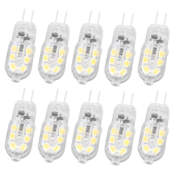 10-pack G4 LED-lampor, dimbara, hög ljusstyrka & CRI[JUN]