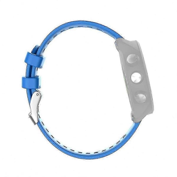Udskiftningssilikonearmbåndsurrem kompatibel med Forerunner 245 Sky Blue