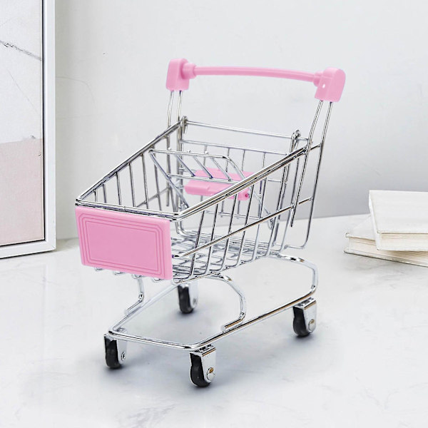 Barn Supermarked Mini Handlekurv Mini Supermarked Handlekurv Pink
