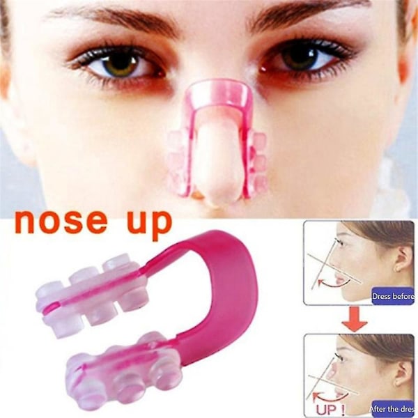 Kvinder Nose Bridge Booster Nose Corrector U-formet næseklemme 2PCS