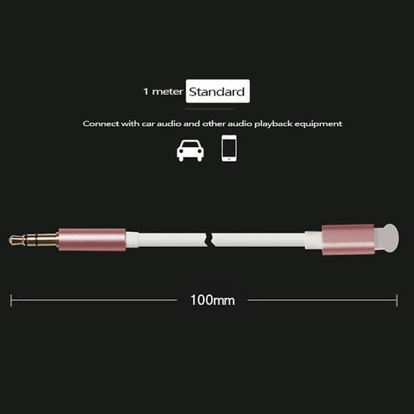 Til iPhone Aux-kabel Aux-kabel til bil Apple til 3,5 mm Aux-kabel - 1m