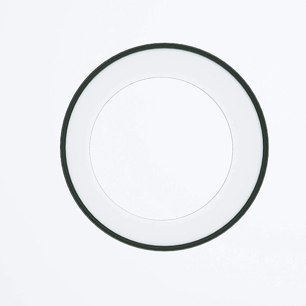 Stor Glaslykta för Orkanljus, Öppen i Båda Ändar, 7,6 cm Bred x 10,2 cm Hög Klar Clear 3'' wide x 4'' tall