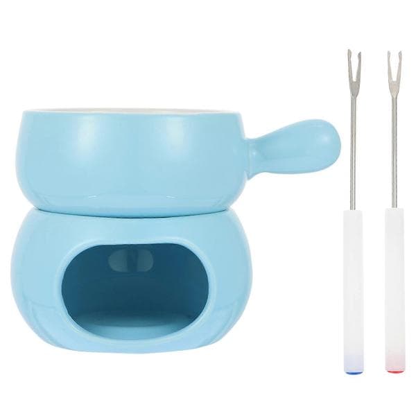 Keramisk ostfondue smältgryta set för köksbruk 1 set