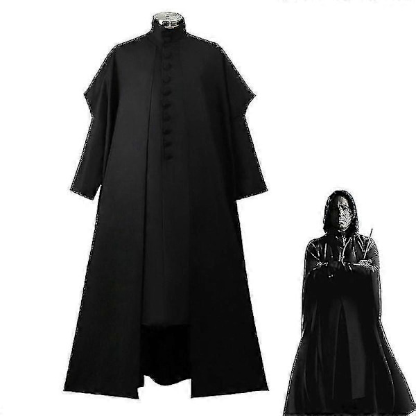 Severus Snape Cosplay Kostume til Voksne Halloween Kostume Karneval Party Forklædning XXXL