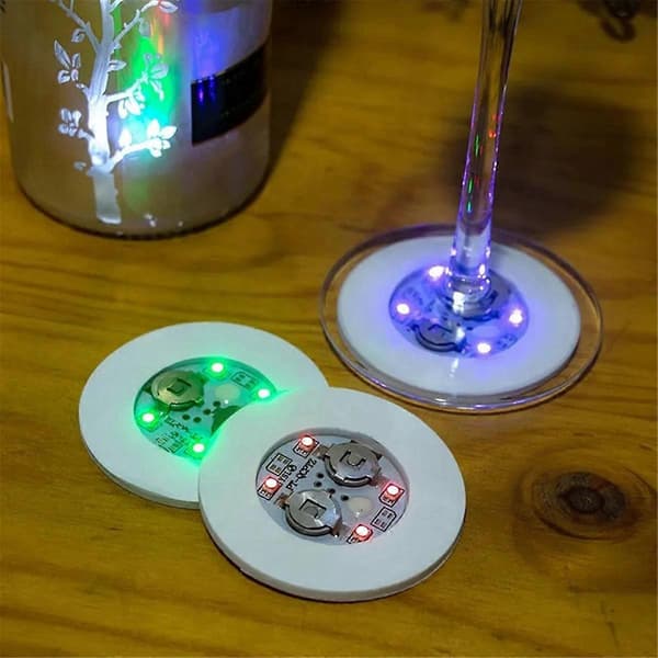 5 KPL LED-lasinalunen Valoisat pullotarrat Valot Lamput D