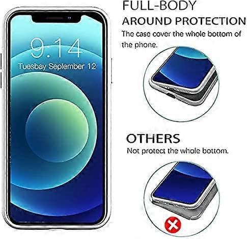 Flydende silikone tegnebogsetui til iPhone 12, iPhone 12 Pro 6,1 tommer (2020-udgave)
