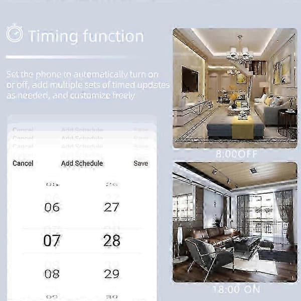 ZigBee og WiFi Smart Dimmerbryter med 2-veis kontroll for belysning, kompatibel med stemmeassistenter og app-kontroll