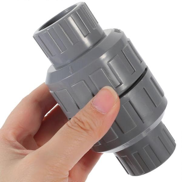 Backventil 25mm Vätskeöverföring Backventil Rörledning Backflödesskyddsventil Grey 10.10X5.50X5.50CM