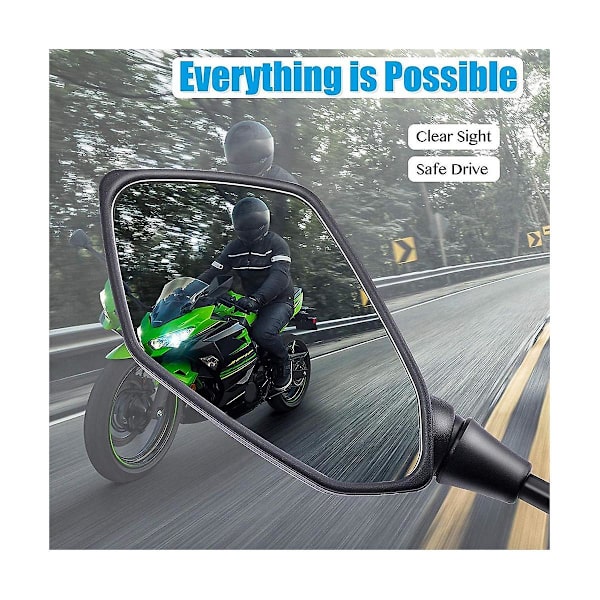 Motorcykel Spejle Universal Styr Sidespejle Bak Spejle Motorcykel Tilbehør