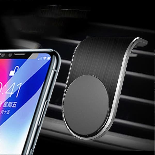 Universal magnetisk bil luftventilfäste hållare klämma för mobiltelefon GPS