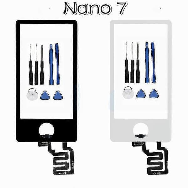 Til iPod Nano 7. generation front touch screen digitizer panel udskiftningsdel til iPod Nano 7 front touch panel skærm White