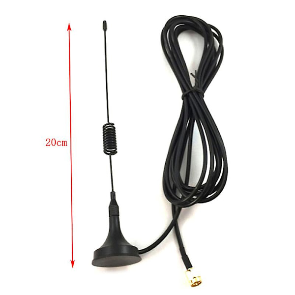 GSM GPRS-antenne 900 -1800Mhz 3dbi SMA-kabel 1 M fjernbetjening magnetisk base