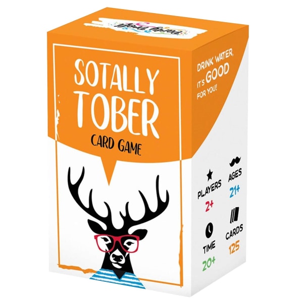 125 kpl / set pelikortteja englanninkielinen versio interaktiivinen viihde Sotally Tober juomapelit