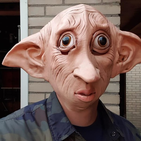 Halloween Harry Potter Dobby Mask Magic World -elokuvat ja televisiotuotteet Elf Dobby -juhlapukeutumistarvikkeet