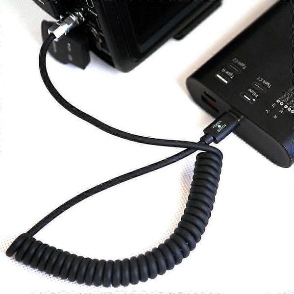 BMPCC 4K USB Type-C PD strømkabel kompatibel med BMPCC-kamera og de fleste USB-C PD-enheter