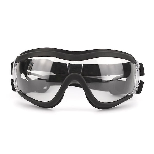 Starlight-kæledyrsbriller Hundetilbehør Gennemsigtige briller Vandtætte Vindtætte snetætte Uv Store hundebriller, gennemsigtige, 21,5 cm