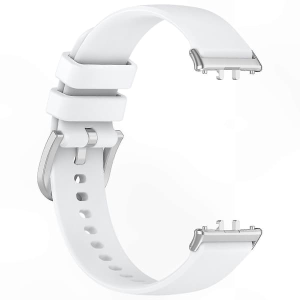 Blød silikone erstatningsrem til fitness-tracker-kompatible enheder White