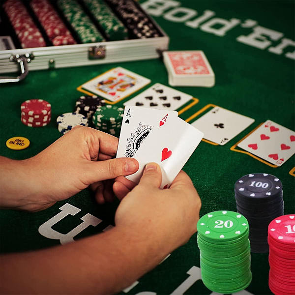 4x0,2cm-casino-jetoner - Pakke med 100 akrylpokerchips med æske til nedtællingsmarkører, chips, roulette, keramiske pokerchips