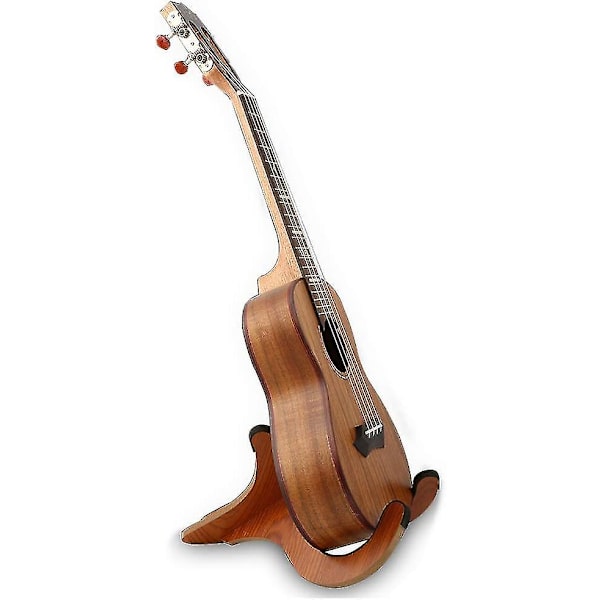 Guitarstativ i træ til musikinstrumenter - Stativ til akustisk guitar - Aftageligt instrument