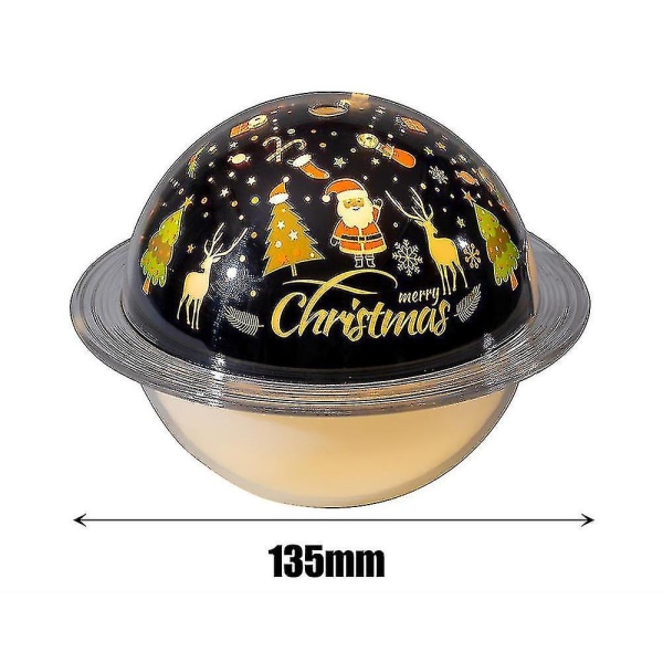 Christmas Planet Luftfugter Aroma Diffuser Natlys Lufttågerenser Spraylampe