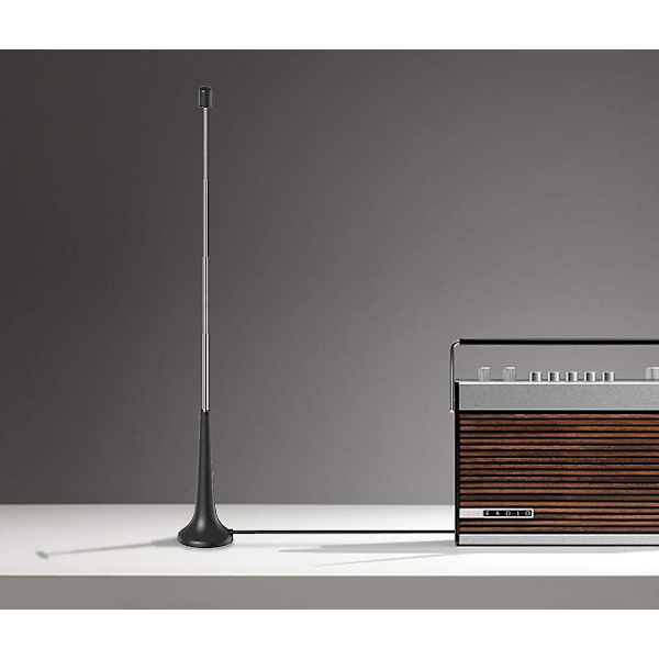 Radioantenne for HiFi-system innendørs, Ancable FM innendørs radioantenne for tuner stereo forsterker hjemmekinosystem hjemmekinosystem HiFi-mottaker W