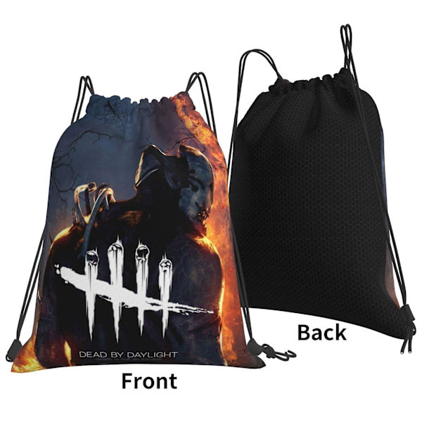 Dead By Daylight -kiristysnauhainen reppu urheilukassi kuntosalille joogaa uintiin kuntosalilaukku urheiluhihnapakkaus - ZNC17