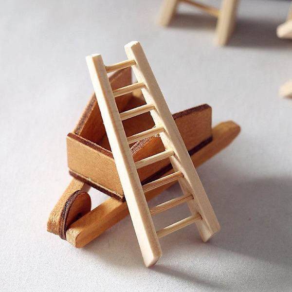 Miniatyyrihuonekalut Lelut Nuketalo DIY Koriste Tarvikkeet Mini Puinen Ulkoilupuutarhanhoito