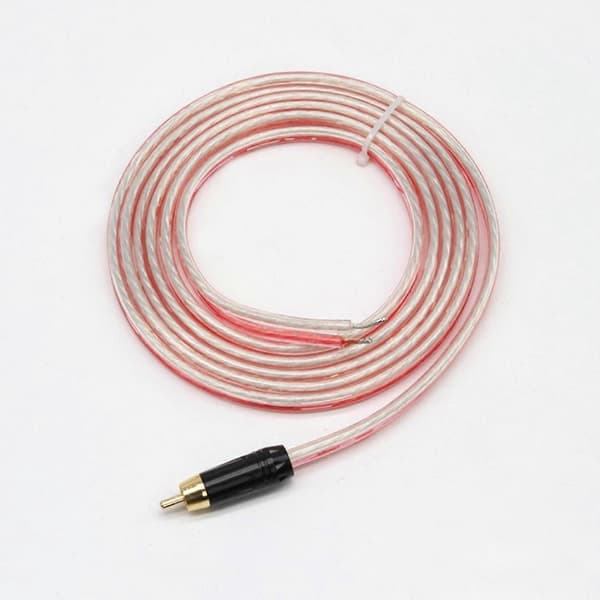 Erstatningsreparasjon Høyttalerledning Kabel 1,5m Med RCA-plugg Til Avisolerte Ender