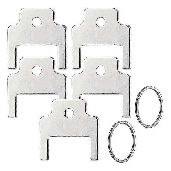 770301 Papirhåndklædedispenser Nøgle til Universelle Dispensere, 5-pak Silver