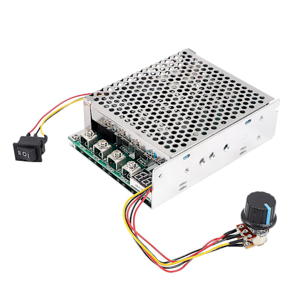 Dc 10-55v 100a 3000w moottorin nopeudensäädin Käännettävä Pwm-ohjaus Eteen- ja taaksepäin -ohjain silver