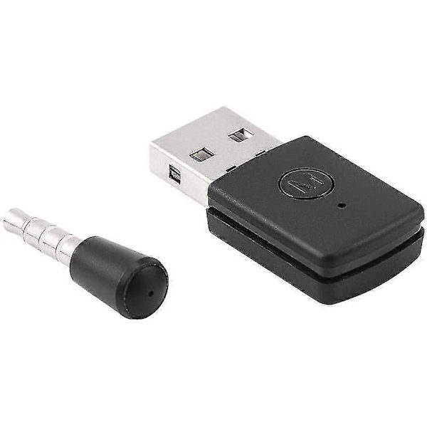 PS4 Bluetooth-adapter - Mini USB 4.0 Bluetooth-headsetadapter Mini trådløs mikrofon Bluetooth-dongle USB-adapter for PS4 trådløst headset